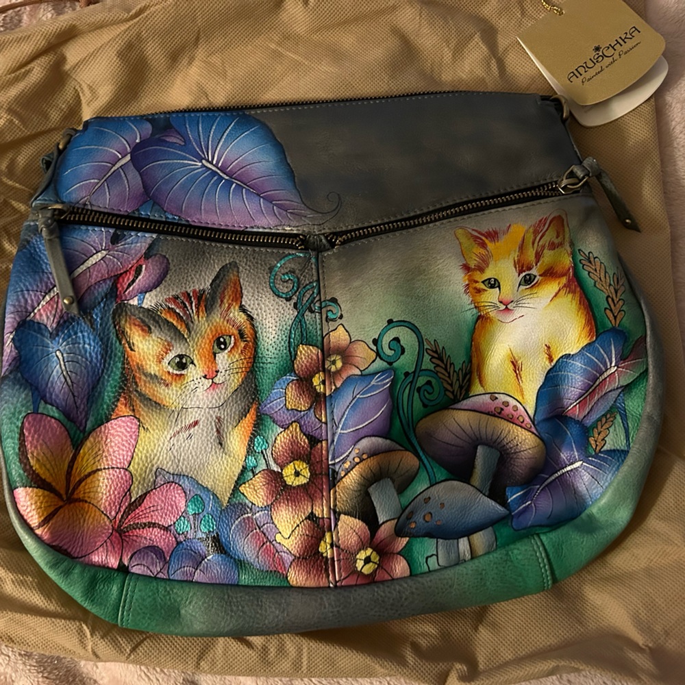 Anuschka Cat Purse